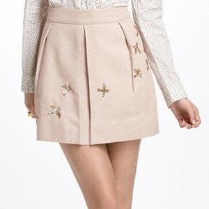 Anthropologie Leifnotes Sequined Mini Skirt- Sz 8